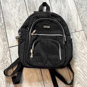 Black Mini Backpack